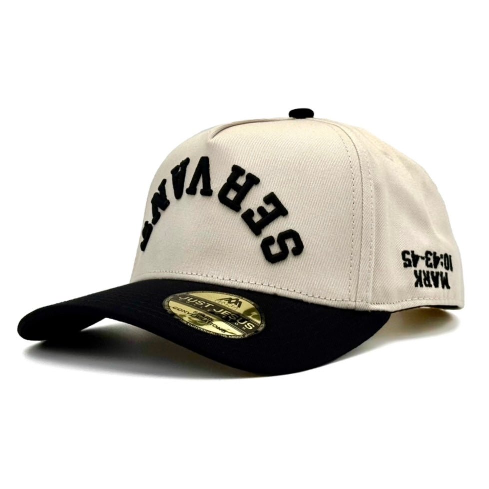 [PRE-ORDER - SHIPS APRIL 8TH] ‘SERVANT’ Premium SnapBack - Cream/Black
